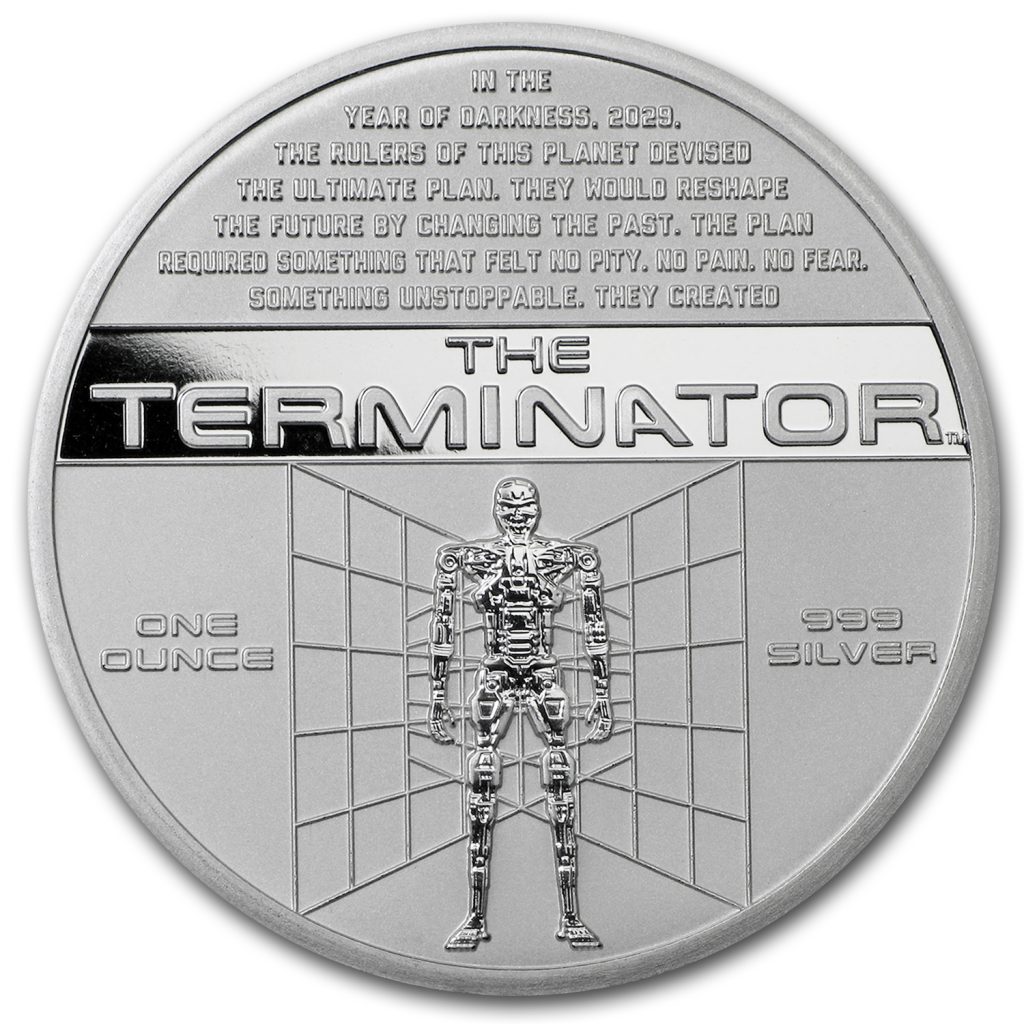Endoskeleton T-800 The Terminator Coin Collectible