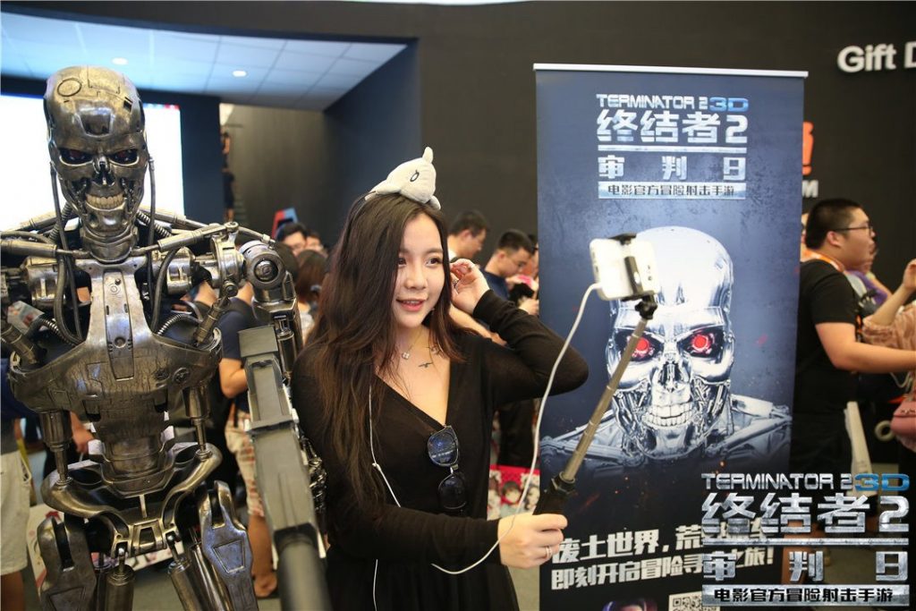 Terminator 2 3D China Marketing