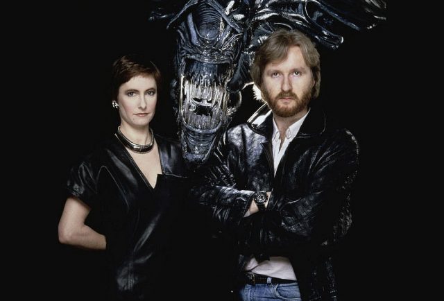 James Cameron and Gale Anne Hurd