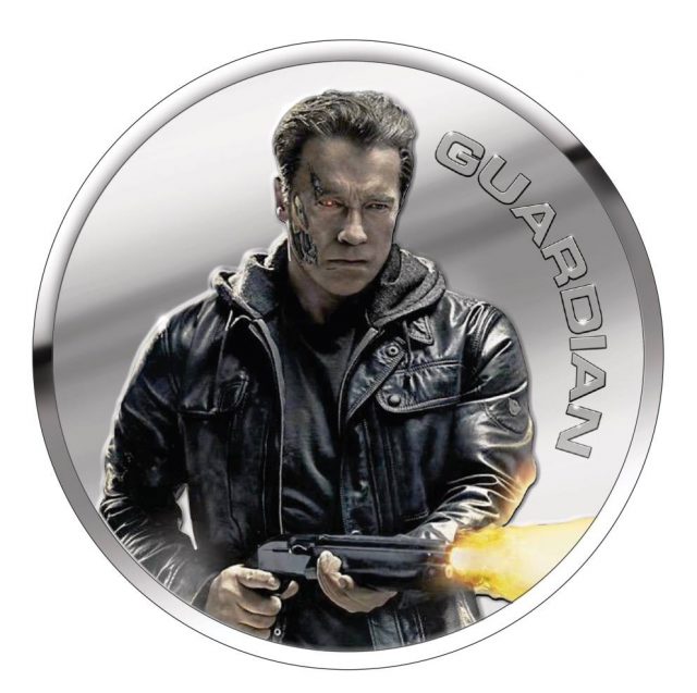 Stardust Silver Terminator Genisys Guardian 1 Oz. Silver Proof Round