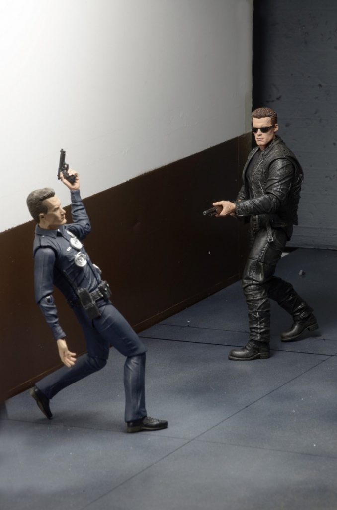 NECA Terminator 2 3D Galleria T-800 Figure