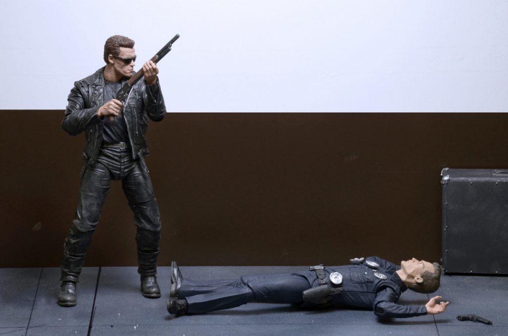 NECA Terminator 2 3D Galleria T-800 Figure