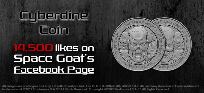 Cyberdyne Coin Space Goat Kickstarter Terminator