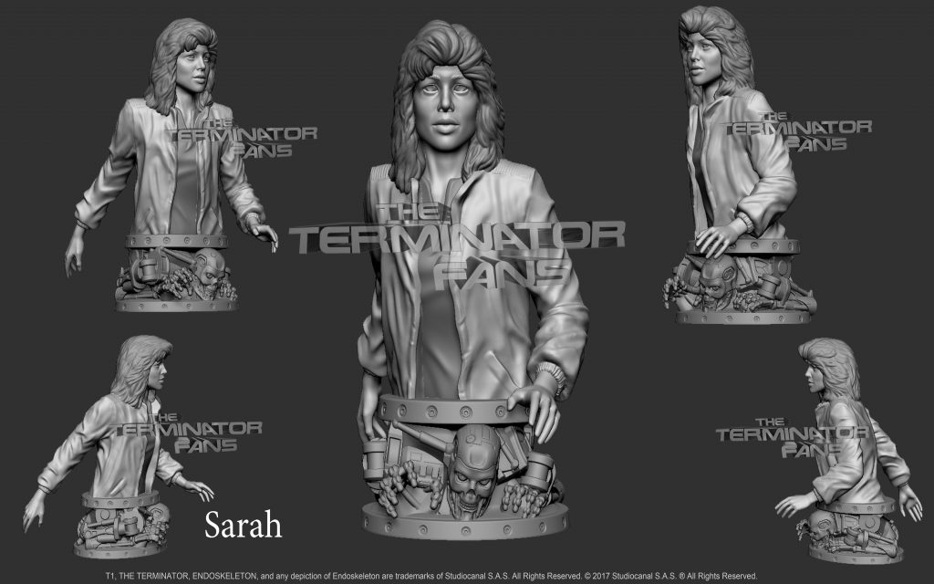 Sarah Connor The Terminator Board Game Figure