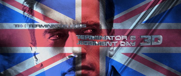 Terminator 2 3D Theatrical Release UK England Ireland Scotland