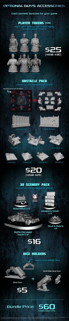 The Terminator The Official Board Game Accessories