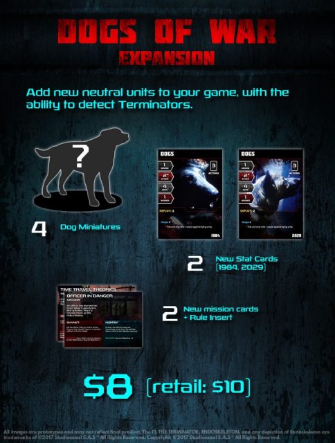 Dogs Of War The Terminator Board Game Expansion