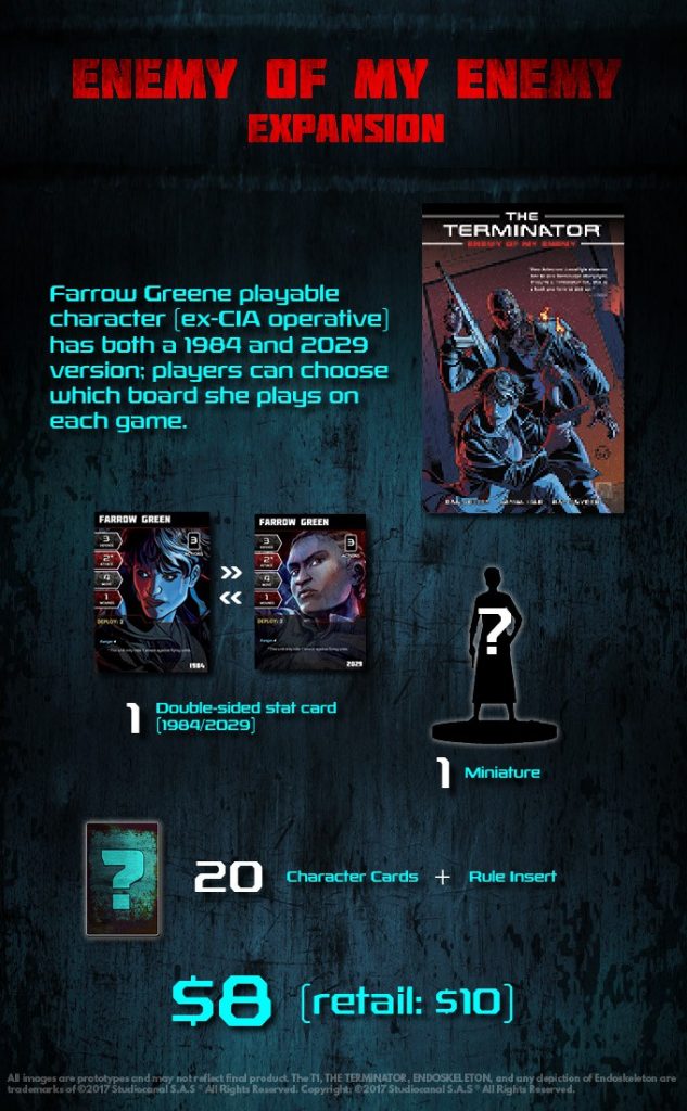 Enemy of my Enemy Expansion The Terminator Official Board Game