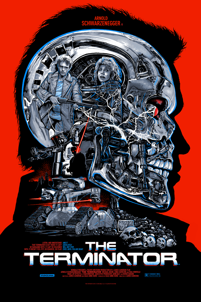 DaVinci's Dreams The Terminator by Christopher Cox - Officially Licensed Art Prints