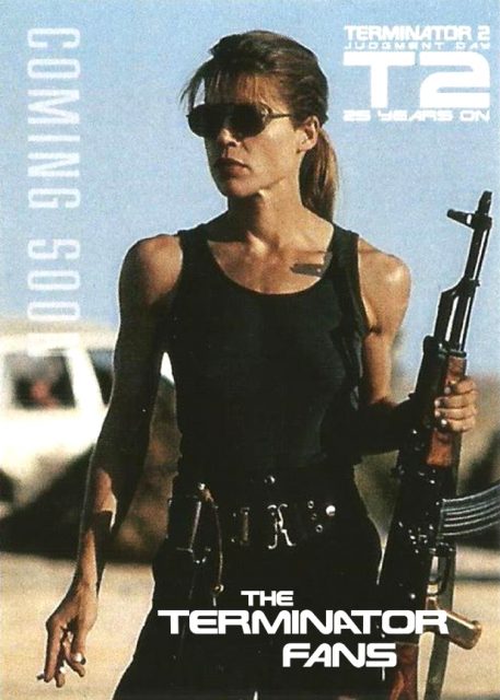 Sarah Connor Terminator 2 Unstoppable Cards PR2