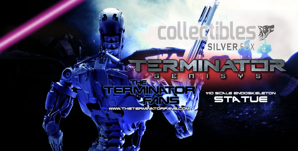 T-800 Terminator Statue Silver Fox Collectibles