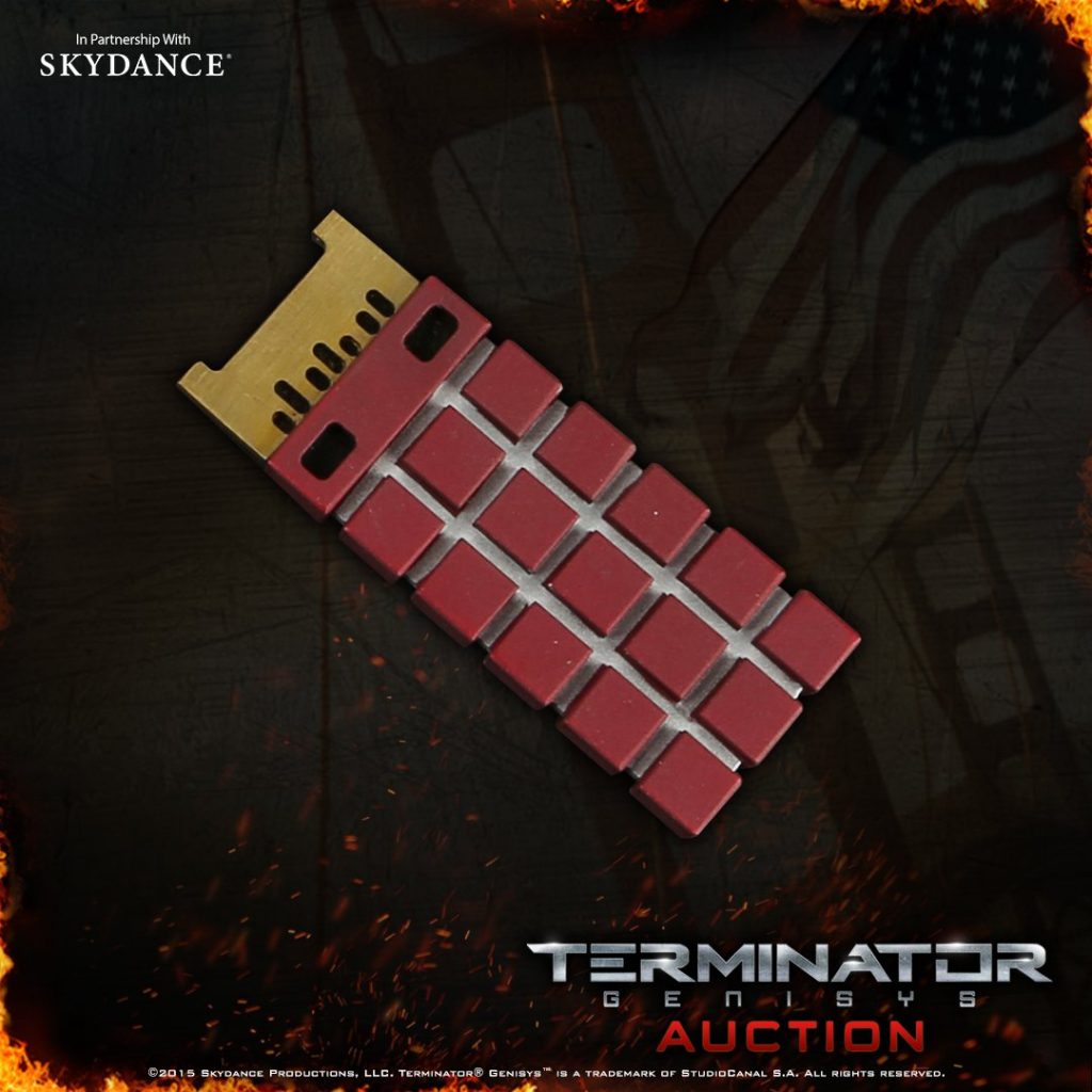 Terminator Genisys Prop Store T-800 CPU Chip