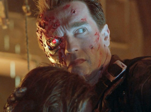 Terminator 2 3D T23D T-800 Ending