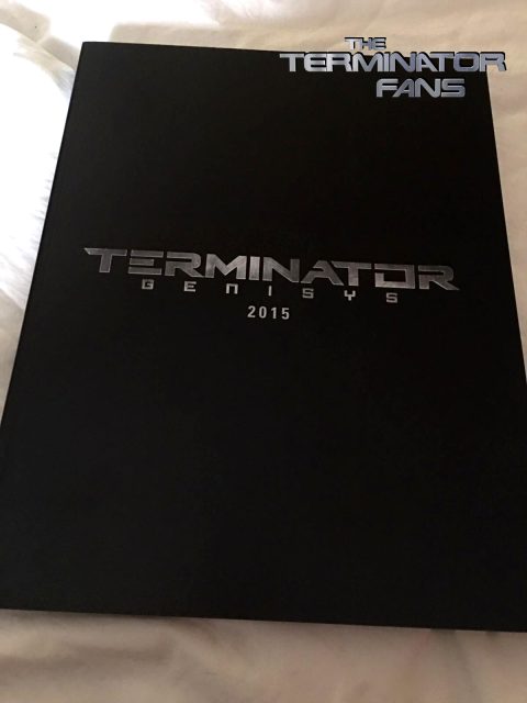 Arnold Schwarzenegger Signed Terminator Genisys Script