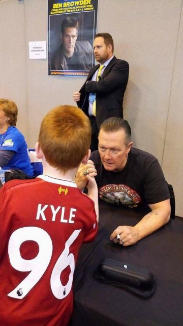 Robert Patrick meets Young Terminator Fan