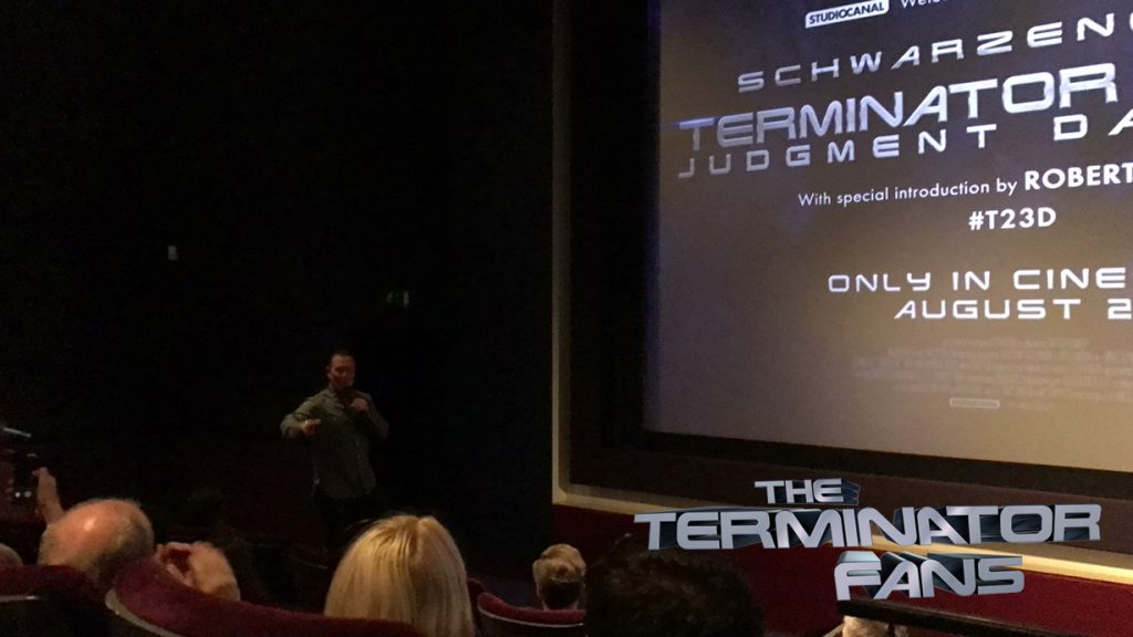 Robert Patrick T-1000 Arrival Vue cinema London