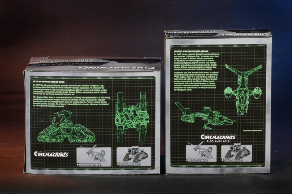 Terminator 2 3D HK Packaging Back