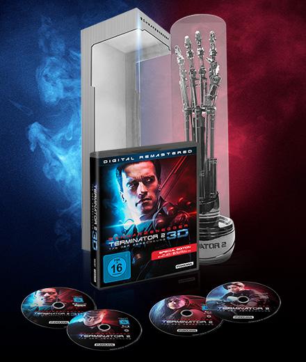 The Geeky Nerfherder: 'Terminator 2' Endoarm Special Edition 4K UHD set  from Zavvi