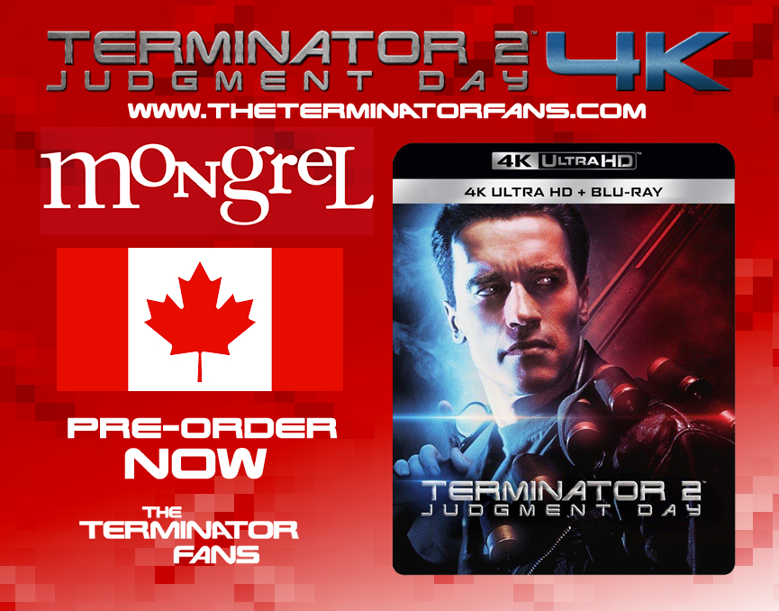 Canada 4K Blu-Ray Terminator 2 Judgment Day