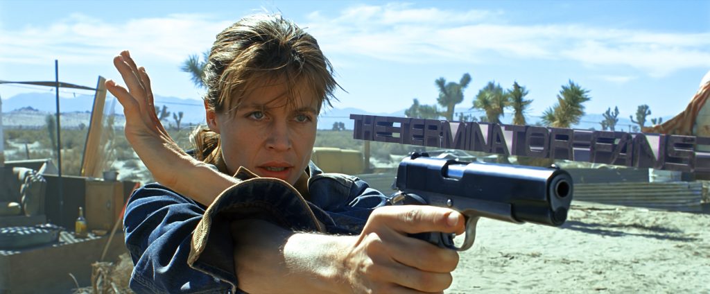 Sarah Connor Terminator 2 3D Box Office UK