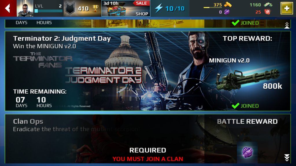 Sniper Fury Terminator 2: Judgment Day