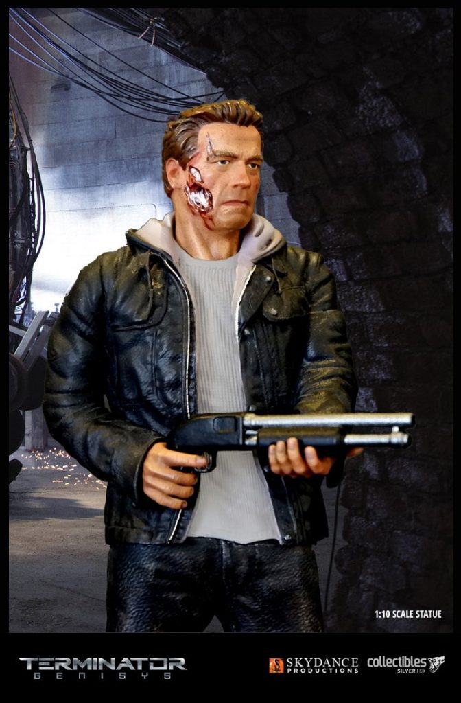 Guardian Shotgun Terminator Genisys Statue