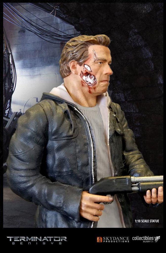 Schwarzenegger Terminator Genisys Statue Skydance