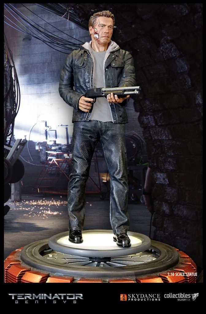 Terminator T-800 Statue Silver Fox Collectibles