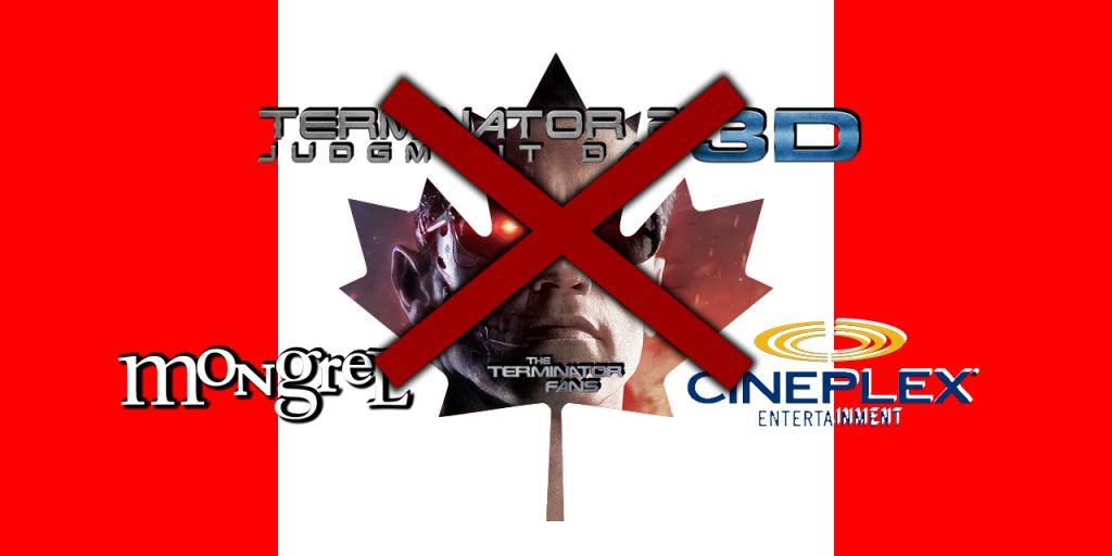 Terminator 2 3D Canada Cancelled