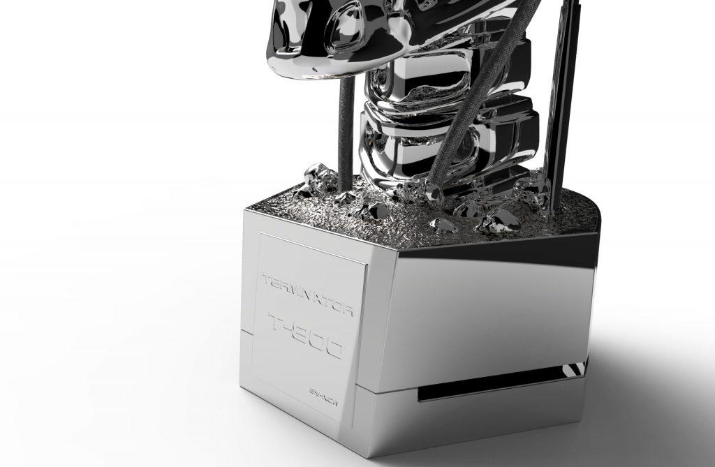 The Terminator Endoskeleton Skull Amazon Alexa Speaker
