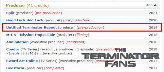 Terminator 6 Pre-Production