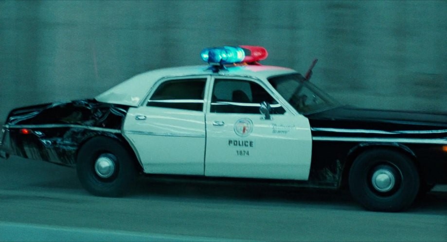 The Terminator Cop Car LAPD Die Cast Collectible