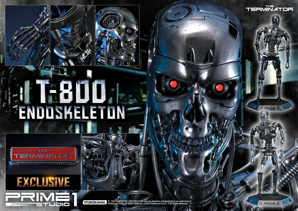 The Terminator EX Endoskeleton Statue Prime 1 Studio