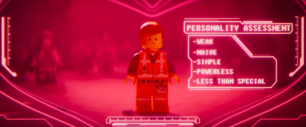 Lego Movie 2 Terminator Vision