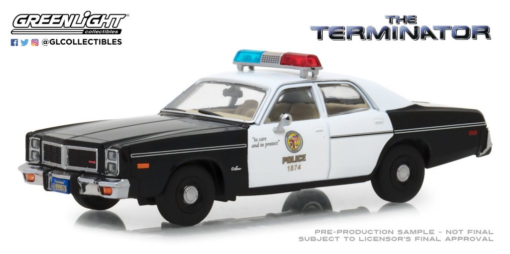 GreenLight Collectibles The Terminator 1977 Dodge Monaco Die-Cast Police Car