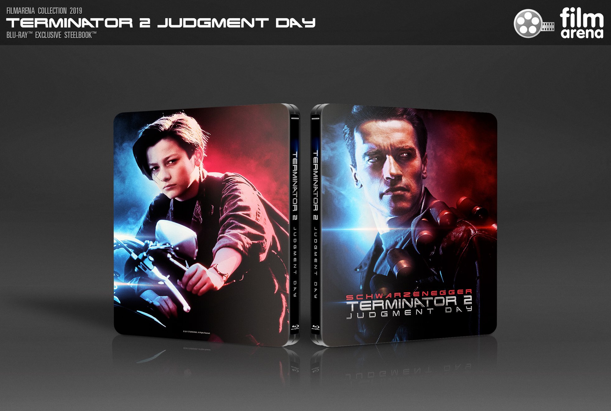 Filmarena Collection Terminator 2: Judgment Day 3D and 4K UHD WEA Exclusive  Steelbooks