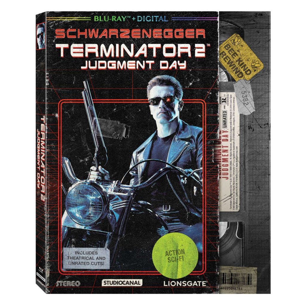 Walmart Exclusive Terminator 2: Judgment Day: Blu-Ray VHS Slip