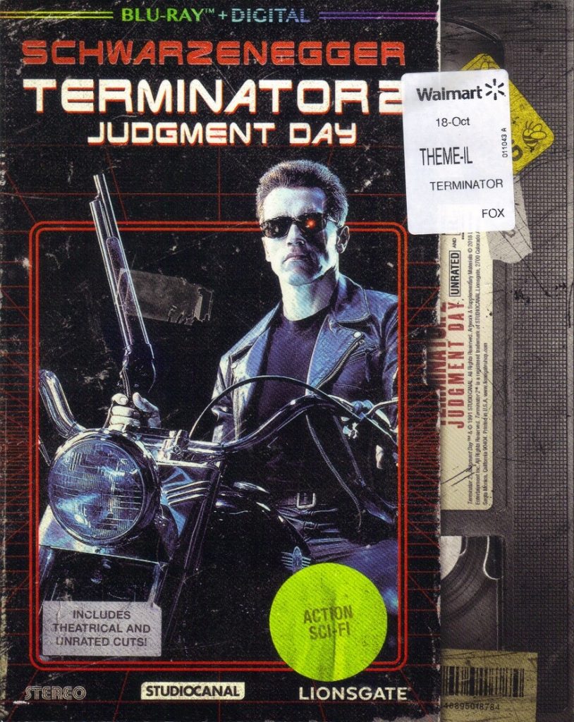 Walmart Exclusive Terminator 2: Judgment Day: Blu-Ray VHS Slip