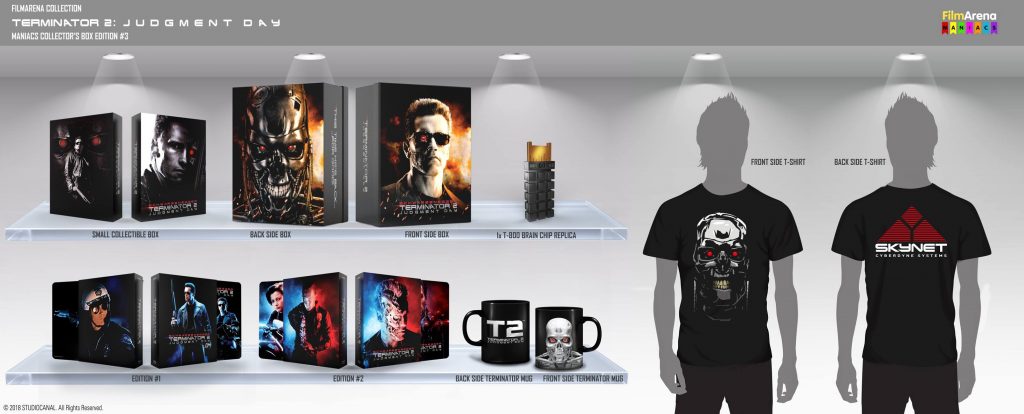 Terminator 2 Filmarena Collection MANIACS Collector's BOX Edition