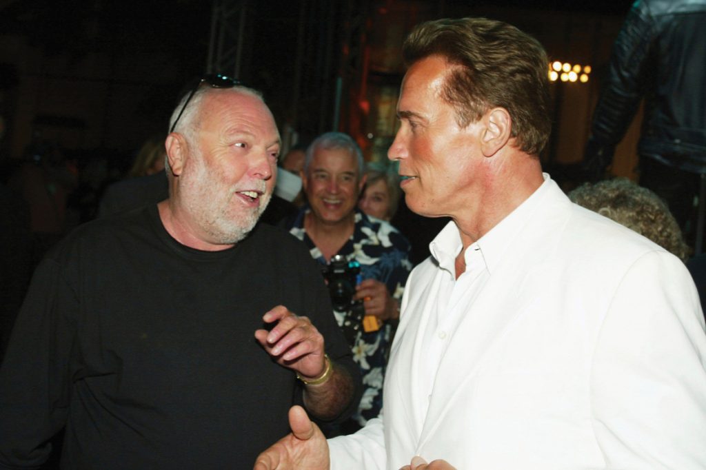 Andy Vajna and Arnold Schwarzenegger Terminator 3
