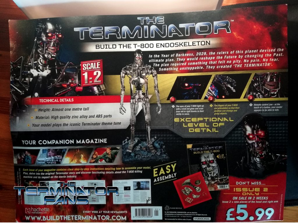 Hachette Partworks The Terminator Build The T-800 Endoskeleton Magazine