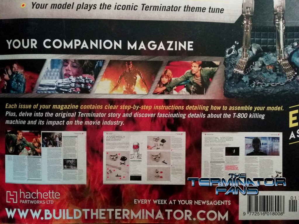 Hachette Partworks The Terminator Build The T-800 Endoskeleton Magazine