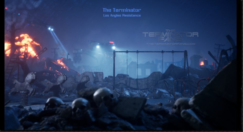 The Terminator Los Angeles Resistance Fan Video Game Hunter Killer 