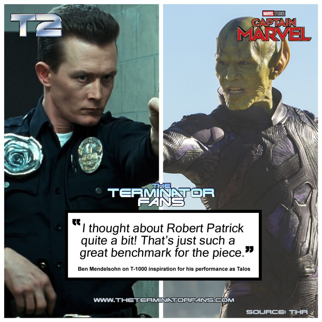 Terminator 2 T-1000 Captain Marvel