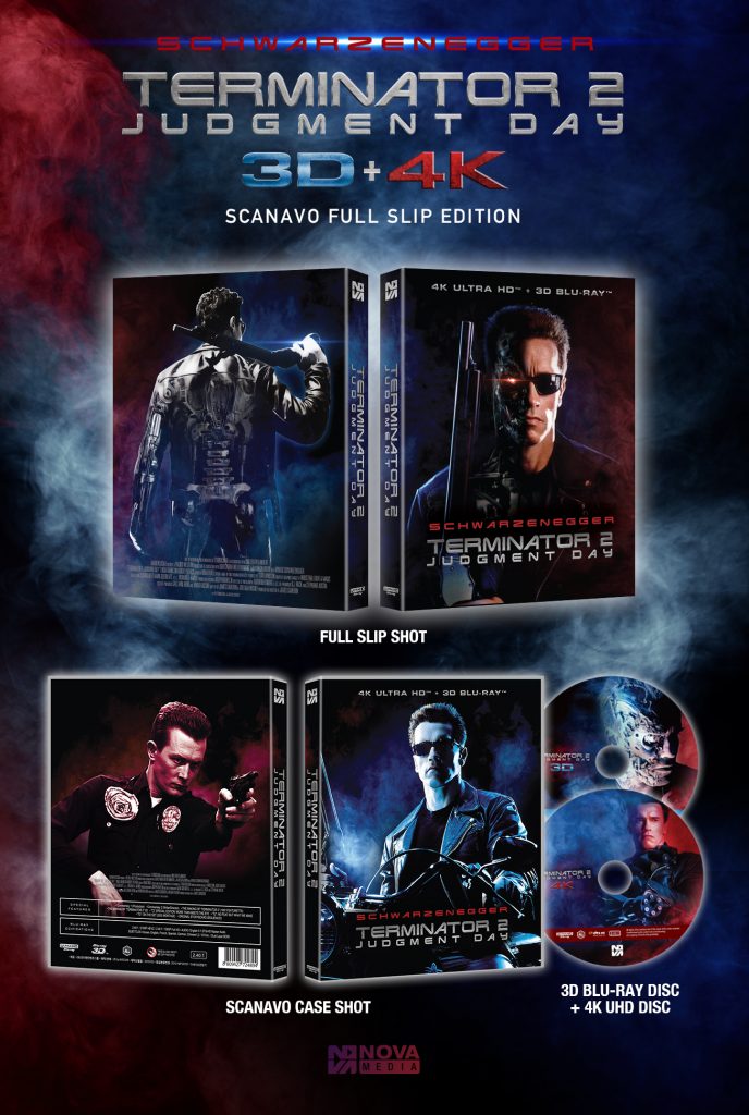 NOVA MEDIA TERMINATOR 2: JUDGMENT DAY (4K UHD+3D) Blu-Ray Full Slip Packaging