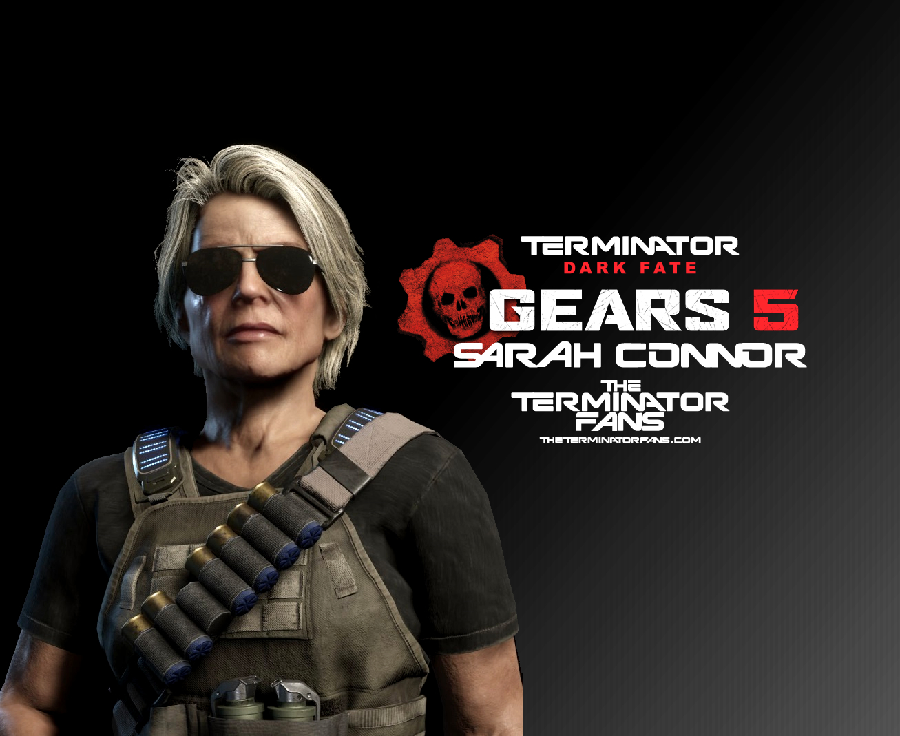 Gears 5: 7 Minutes of Sarah Connor from Terminator: Dark Fate Horde Gameplay  - IGN