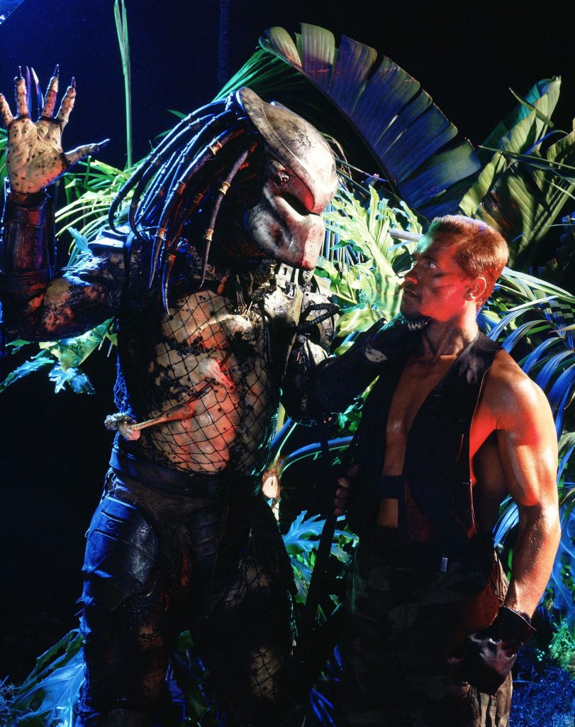 Predator starring Arnold Schwarzenegger