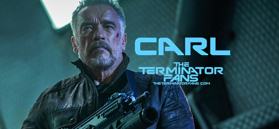 Aged T-800 Carl in Terminator: Dark Fate played by Arnold Schwarzenegger