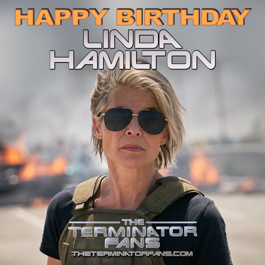 Linda Hamilton (Sarah Connor) turns 63