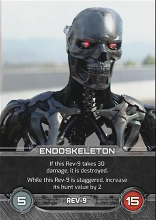 Terminator: Dark Fate The Card Game River Horse REV-9 Card